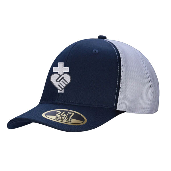 Trucker Adult Icon Embroidered Snap Back Cap Thumbnail