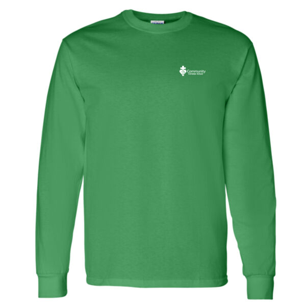 Gildan Unisex Emblem Printed Long Sleeve Thumbnail