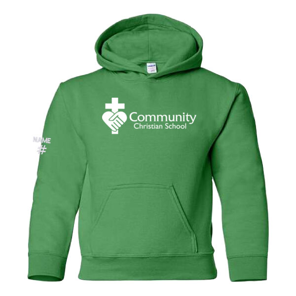 Gildan Youth Crest Printed Hoodie Thumbnail