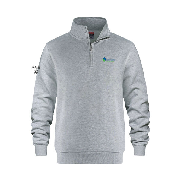 Flux Youth Emblem Printed Quarter Zip Thumbnail