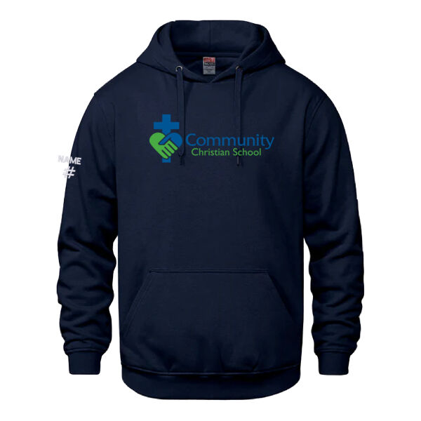 Vault Unisex Crest Printed Hoodie Thumbnail